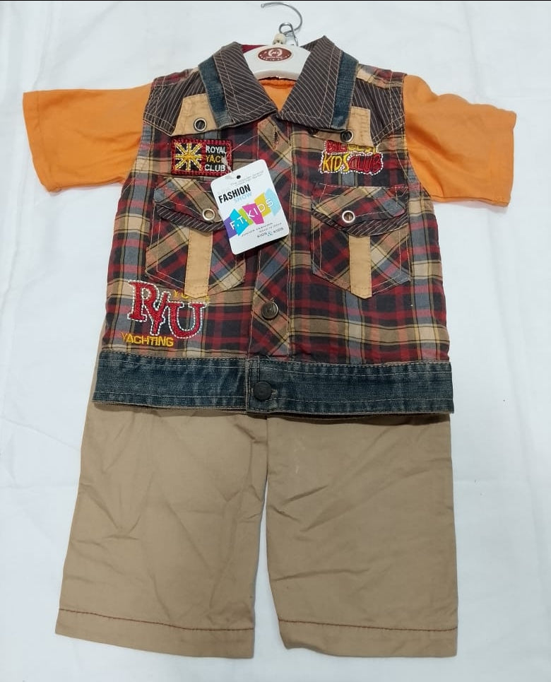 Stylish Kids Pants & Shirts Set – Comfortable & Trendy Outfit for Boys & Girls