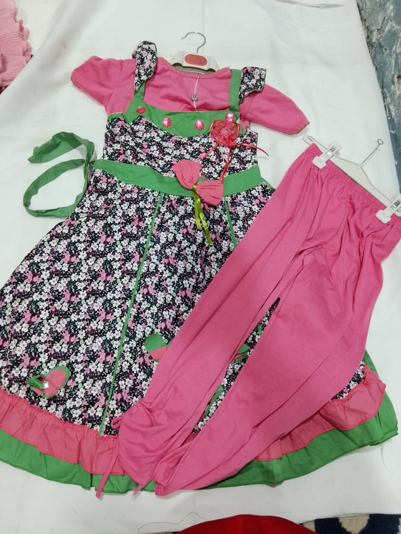 "Stylish Lawn Girls Frock – Summer Casual Wear"